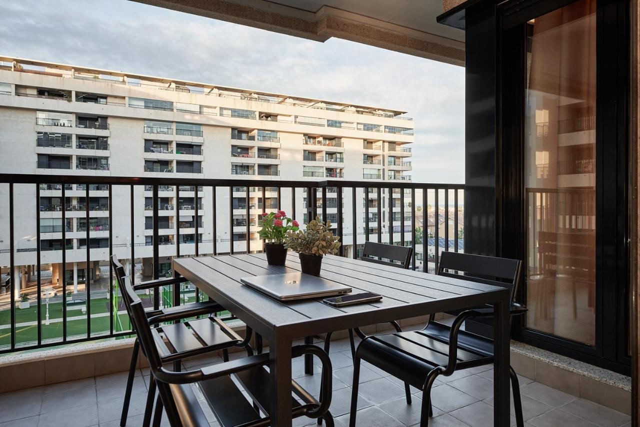 Sea View Modern Flat Apartment Alboraia Bagian luar foto