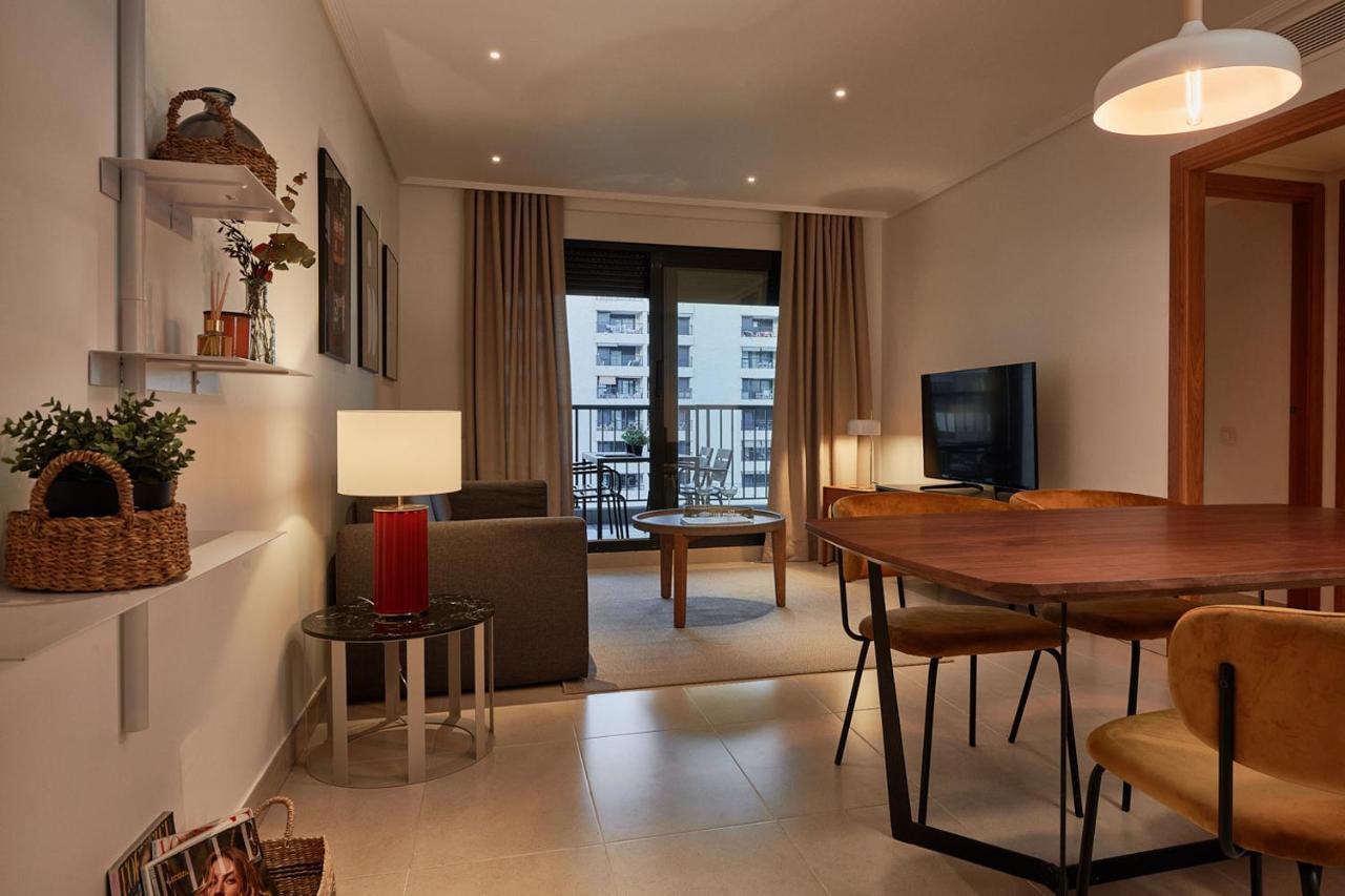Sea View Modern Flat Apartment Alboraia Bagian luar foto