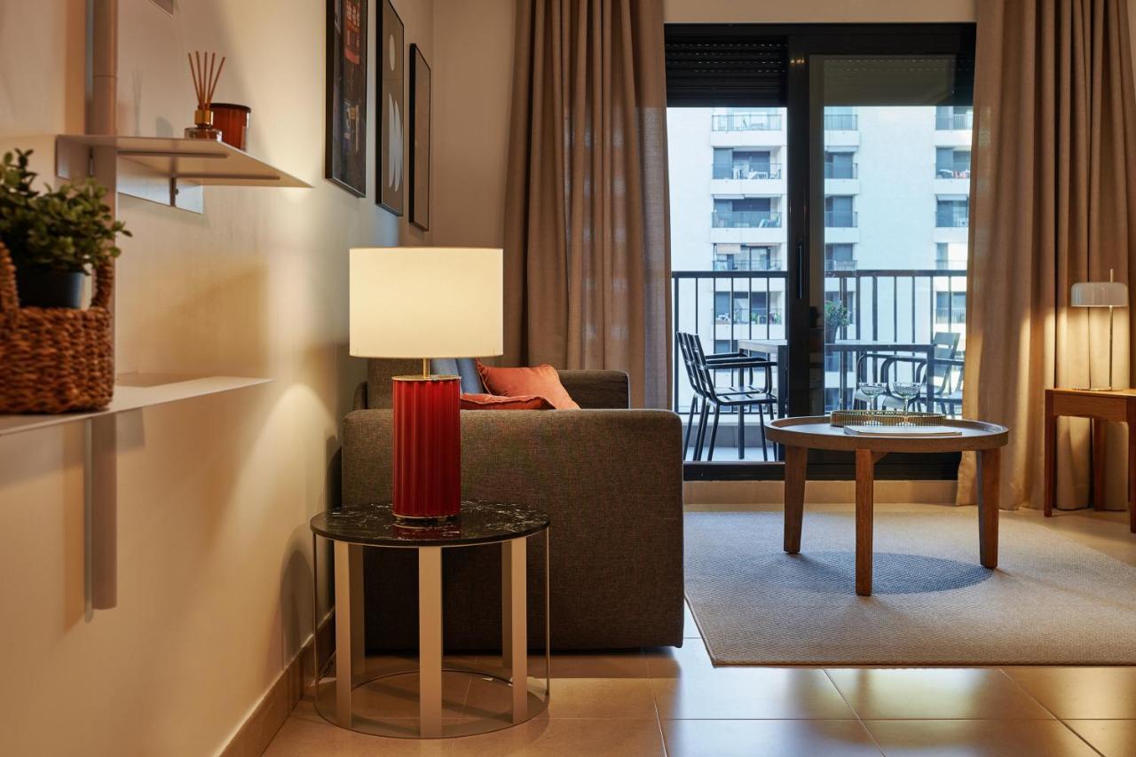 Sea View Modern Flat Apartment Alboraia Bagian luar foto